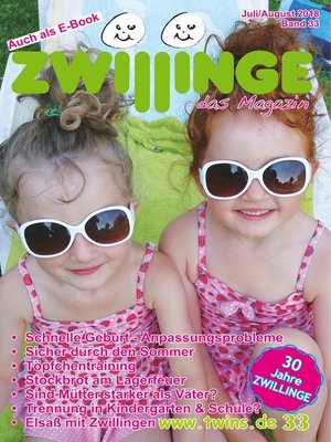 cover image of Zwillinge--das Magazin Juli/August 2018